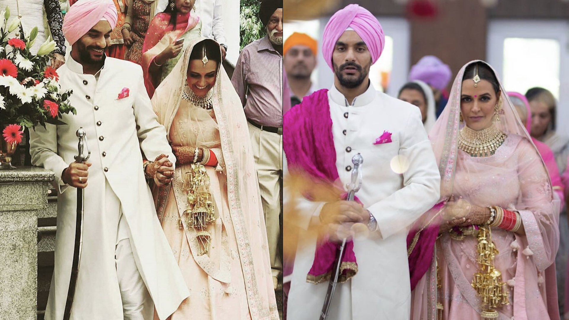 Surprise: Neha Dhupia gets married to Angad Bedi, see pics inside