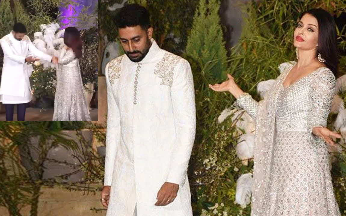 Watch: Abhishek Bachchan leaves Aishwarya Rai alone and walks away in anger