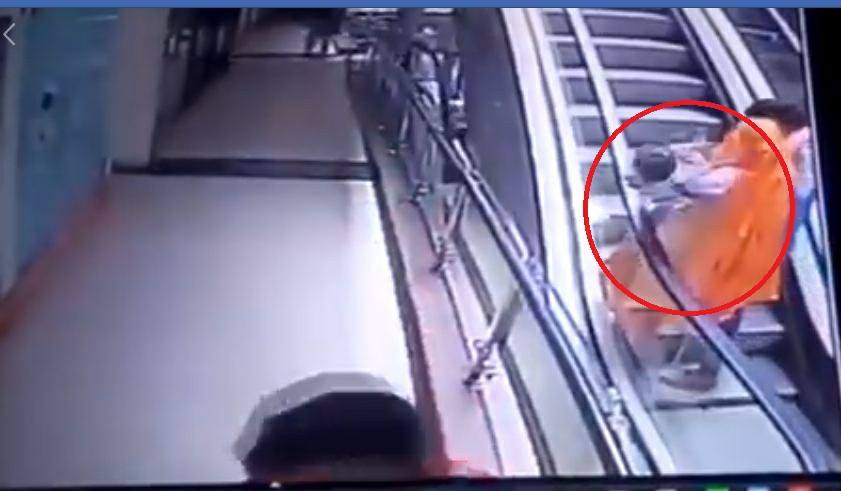 Toddler severely injured after falling off escalator in Srirampur metro station Bengaluru on ventilator Hasini