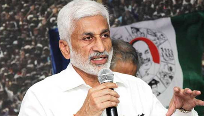 vijayasai  reddy satire on Chandrababu and Lokesh Over Vishaka tour