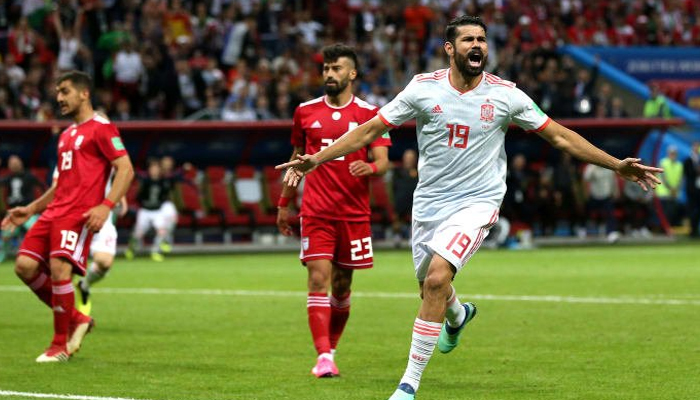 Costa grabs lucky goal as relieved Spain edges Iran