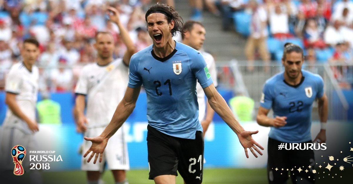 FIFA 2018: Uruguay 3-0 Russia - hosts suffer first defeat