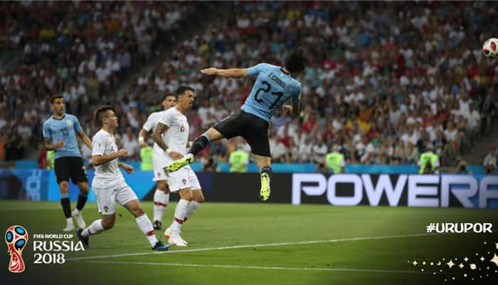 Uruguay beat Portugal to enter Quarters