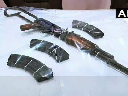 weapons recovered from a house in Mumbai