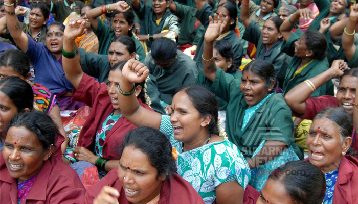 Bengaluru: Pourakarmikas protest after offensive statement by official