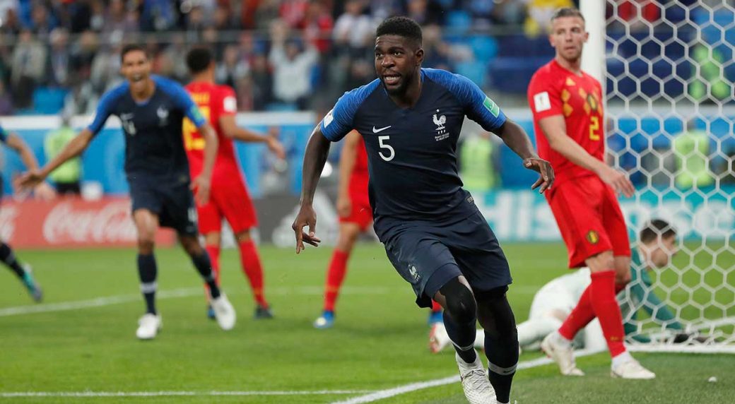 FIFA 2018 Umtiti header sends France into World Cup final