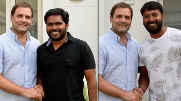 Rahul's latest PR drive after 'Pidi' to project his softer side: Meets Tamil director and actor