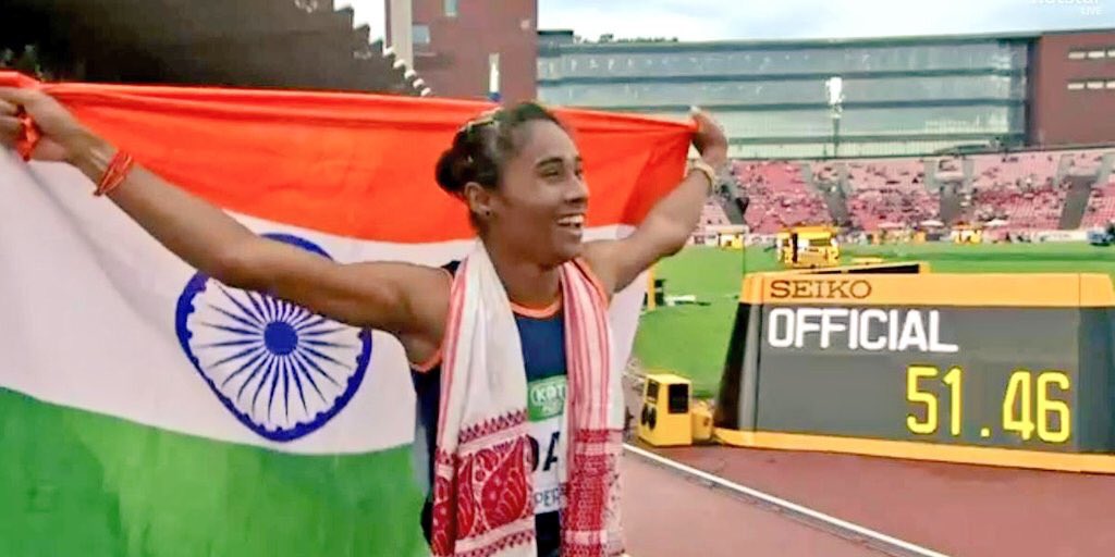 Hima Das assured of government support till 2020 Olympics in Tokyo