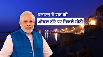 On late night tour, PM Modi inspects development projects in Varanasi