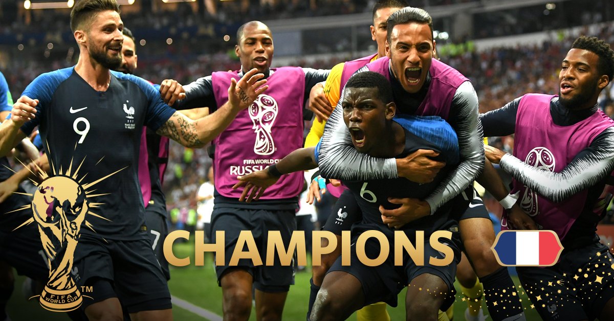 FIFA Final 2018 France Crowned Champions After Beating Croatia 4-2 In Final