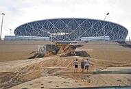 Landslide at World Cup stadium mars Russia's legacy