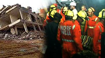 Two Buildings Collapse In Greater Noida