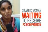 Karnataka – Disabled woman waiting for 4 years to receive Rs 500 pension