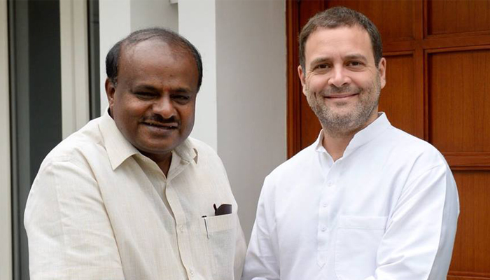 Congress Leader Rahul Gandhi slams Union Minister HD Kumaraswamy grg 