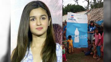 Alia Bhatt helps 40 huts with lights in Karnataka, see pics