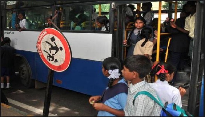 Bus Conductor Inhumane behavior in Yelburga in Koppal District