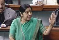 External Affairs Minister Sushma Swaraj says that Hindu population has risen in Bangladesh