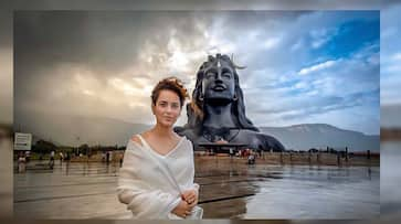 In Pics: Kangana Ranaut looks mesmerising in front of Shiva statue