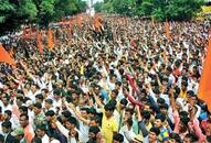 protest goes violent in Maharashtra