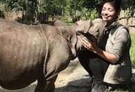 Dia Mirza adopted two leopard cubs back in 2010, she now has a baby Rhino named after her