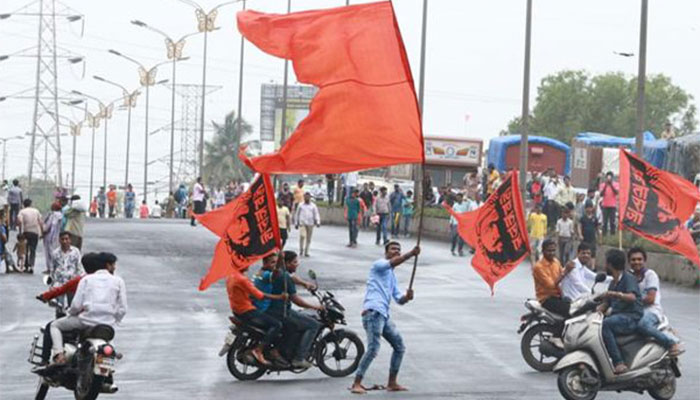 maratha bandh continues in maharashtra