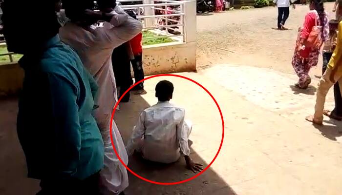 Sorry Condition of Handicapped Man at Bagalkot District Hospital