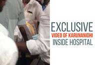 Exclusive video of Karunanidhi from inside Kauvery Hospital in Chennai