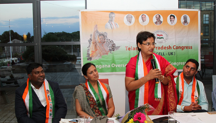 MLA Padmavathi calls upon NRIs to help Congress