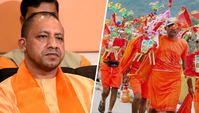 देवरिया से बाबा धाम को निकले भगवाधारी मुसलिम कांवड़िए