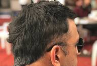 MS Dhoni is winning over the internet with his new 'V Hawk' Hairstyle