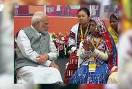 First pictures of Prime Minister's talk with beneficiaries of Pradhanmantri Awas Yojna