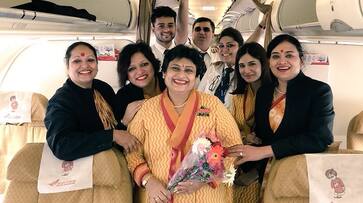 Air India pilot flies with mother on her last day as air hostess