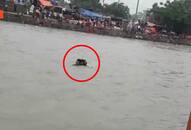 Kavadiya saved from drowning in Ganga river in Haridwar