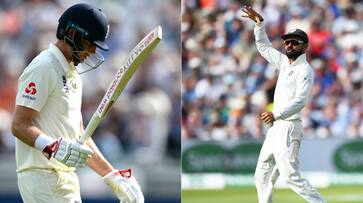 India vs England 2018: Virat Kohli takes 'revenge' on Joe Root by celebrating his dismissal with a mic-drop gesture