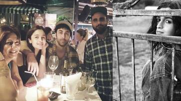 Alia Bhatt looks happy comfortable in Ranbir Kapoors arms Check out picture from Bulgaria