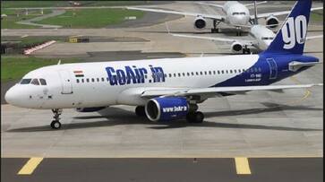 engine GoAir flight G8 150 malfunctions mid-air