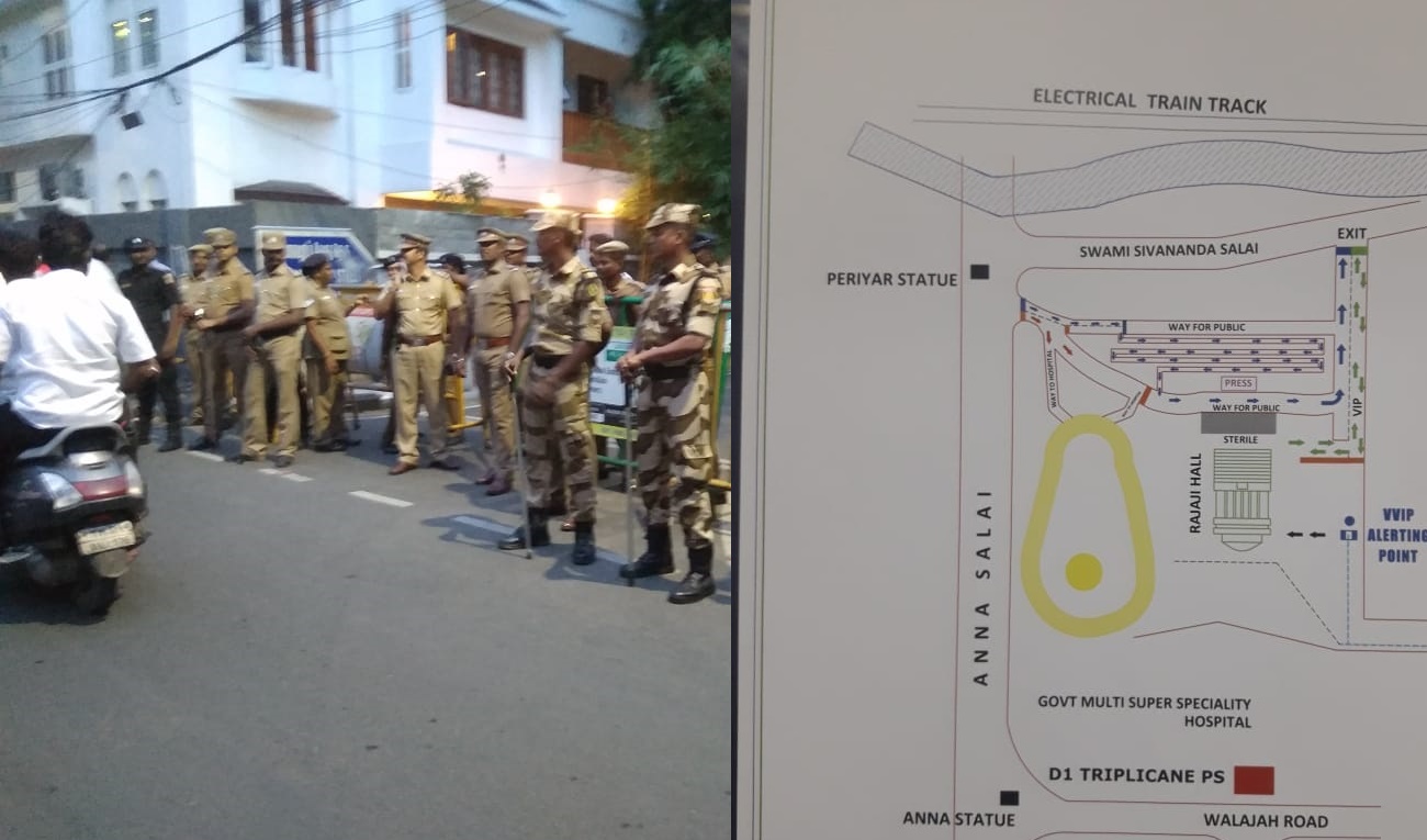 Chennai police released root map