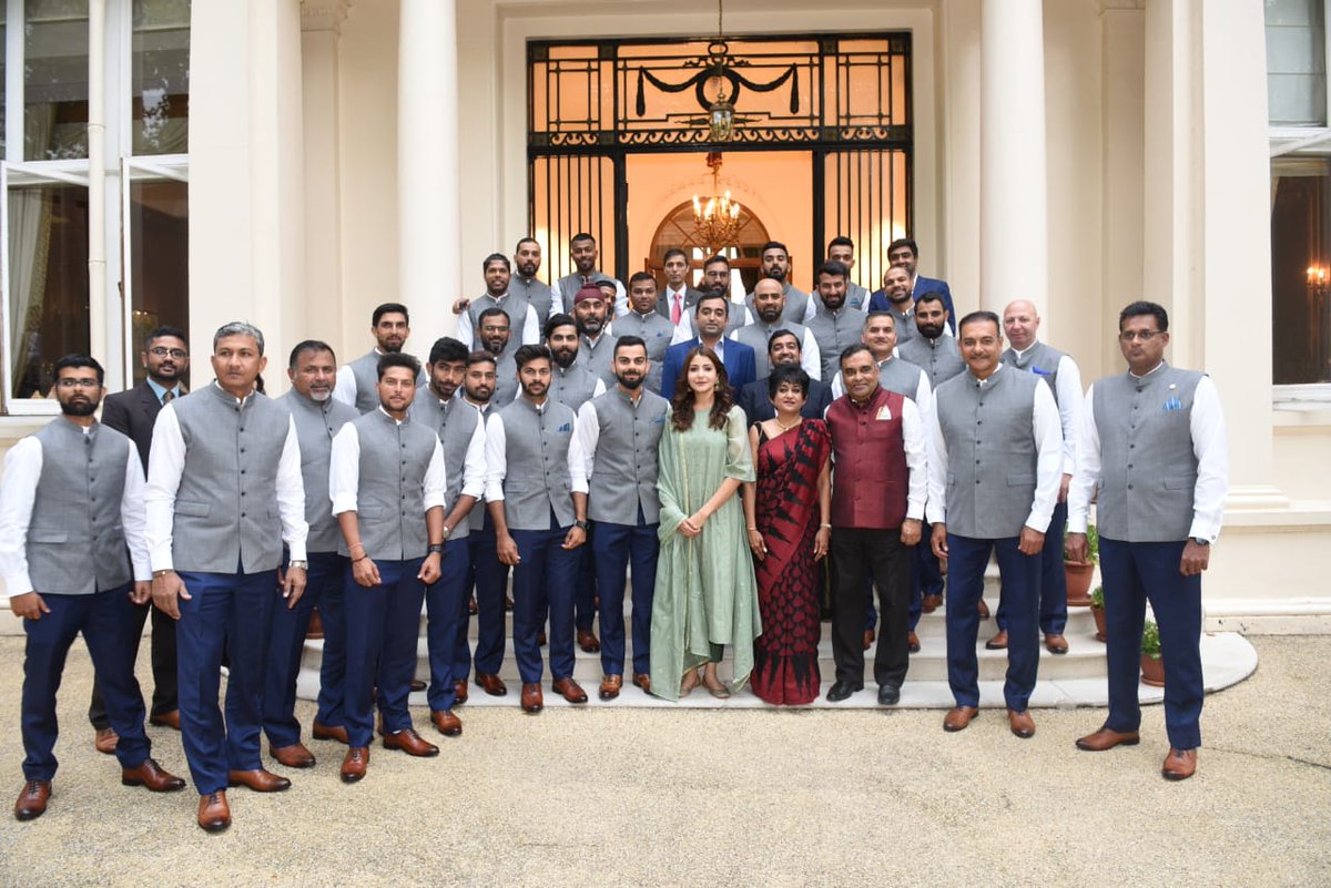 Team India Visit Indian High Commission in UK