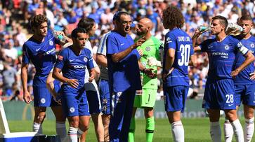 Premier League Chelsea Maurizio Sarri Courtois Hazard  Kepa Football