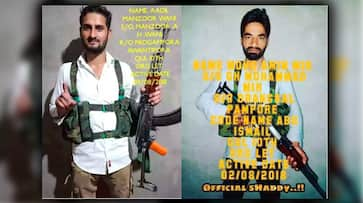 Kashmiri youth terrorists brainwash militants Lashkar-e-Taiba AK 47 Pampore social media