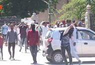 Stone pelting in Jamia Masjid area of Srinagar