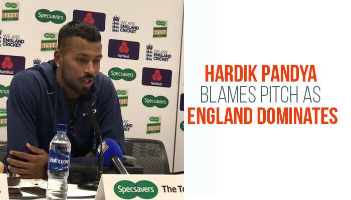 India vs England 2nd Test: Hardik Pandya says no help for bowlers on 3rd day