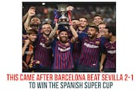 Lionel Messi Barcelona  record Supercopa  captain