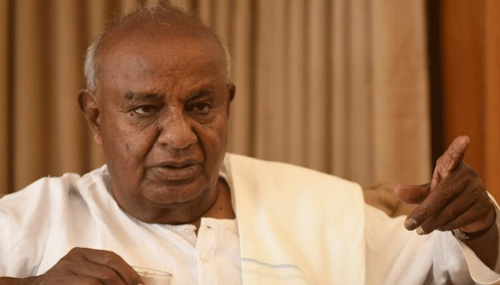 Deve Gowda puts speculation to rest, will contest from Tumakuru Lok Sabha constituency karnataka Lok Sabha election