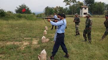 Kashmir Indian Army bank security guards heist loot terrorists