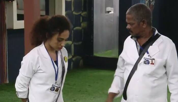 Aristo Suresh and Pearle Maaney in bigg boss