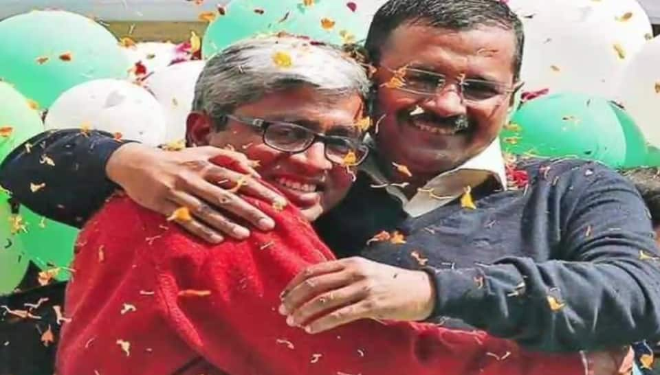 Arvind Kejriwal AAP Ashutosh resignation Rajya Sabha political memes