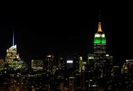 India Independence Day Empire State Building New York tricolour US