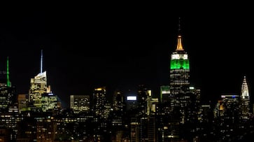 India Independence Day Empire State Building New York tricolour US