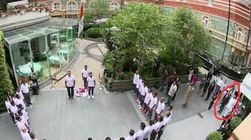 Independence Day Virat Kohli Ravi Shastri  flag-hoisting London